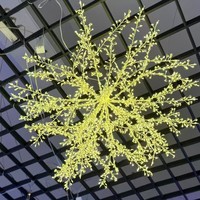 Nouvelle conception de guirlande lumineuse LED DIY, lustre suspendu, feux d'artifice, pissenlits lumineux pour le printemps, Noël, le Nouvel An et les fêtes