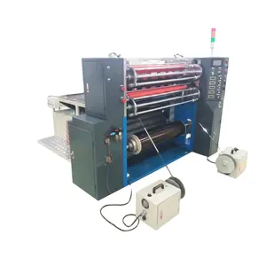 Factory Custom Professionele High Speed Jumbo Ttr Lint Roll Snijmachine Thermische Transfer Lint Snijmachine