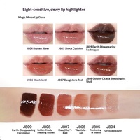 Girlcult Lip Glaze & Gloss Effet Miroir Lèvres Repulpées et Lumineuses Rouge à Lèvres Série Classique Herbal Miao Witch Shanghai