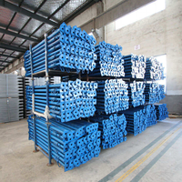 Étai de coffrage en acier-aluminium Xinxing réglable et épaissi, en acier galvanisé, pour supports de nivellement de construction - Chine