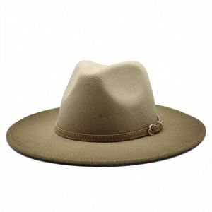 Chapeaux Fedora Ombrés Tendance pour Femme – Printemps, Automne, Hiver – Large Bord Imprimé – Idéal pour Fêtes, Affaires, Décontracté, Extérieur - Product Image 4