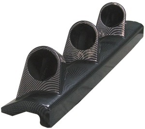 Jauge de colonne de direction universelle de haute qualité en carbone noir 52 mm 60 mm 1 2 3 trous Autres marques Accessoire de course de pod 3 ans de garantie Chine - Product Image 4
