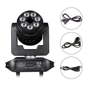 Luz LED giratoria con cabezal móvil RGBW de 120W para DJ Disco Bar KTV DMX Iluminación de teñido de escenario controlada - Product Image 3