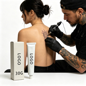 Crema Suave de Alto Rendimiento para Tatuajes, Tamaños Compactos y Grandes, Pesos Surtidos, Bálsamo Personalizable con Logotipo para el Cuidado Posterior del Tatuaje para Uso Global - Product Image 6