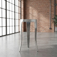 Tabouret de bar en aluminium - Design traditionnel durable pour salon