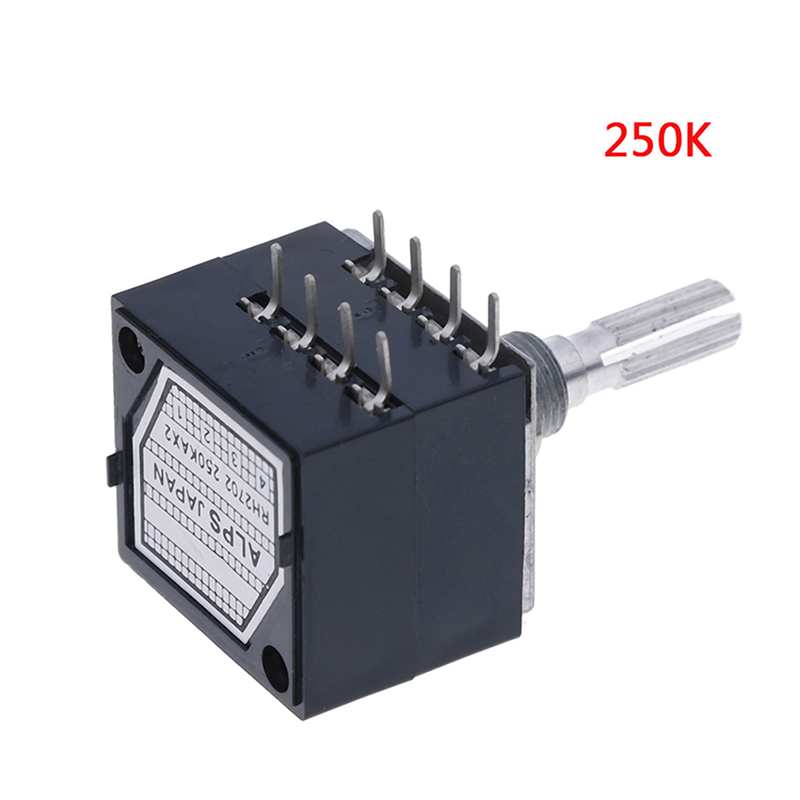 Potentiometer 250K Log Alps Audio Amp Lautstärke regler Stereo W Loudness Potentiometer