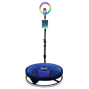 High Quality <strong>Selfies</strong> 360 Video Photobooth Automatic with Led Ipad 360 Degree Self Mirror Photo Booth Machine