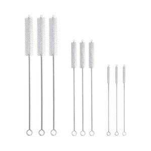 Kit de 9 brosses de nettoyage extra longues Stanley pour pailles, tubes et bouteilles – Nettoyeurs de tuyaux en plastique pour gobelets, tasses à bec et biberons – 3 tailles disponibles - Product Image 2