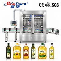 Machine de remplissage automatique d'huile alimentaire 1000ml à 5000ml, remplisseuse à piston pour ligne d'embouteillage d'huile de tournesol et d'arachide