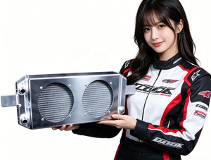 Nuevo Radiador Universal de Aluminio Oculto de Tamaño Completo para Honda Acura Series B, K, y D 16AN - Product Image 2