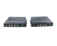 Convertisseur vidéo coaxial BNC à fibre optique 4 canaux HD CVI/AHD/TVI 720P 960P 1080p
