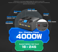 Chargeur Intelligent Tendance 2026 pour Batteries 16-24S UP4000-24S 4000W 25A avec Double Canal pour Drone Agricole
