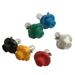 Lámpara <span class=keywords><strong>de</strong></span> Luz para <span class=keywords><strong>Tablero</strong></span> <span class=keywords><strong>de</strong></span> Auto T5 B8.4D, Lámpara Indicadora Automotriz <span class=keywords><strong>de</strong></span> 12V - Product Image 1