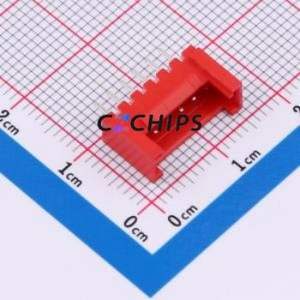 ZX-HY2.0-6PZZ-R Wire-to-Board Pin Header Through hole Component (THT),P=2mm Connector 1x6P 2mm Through Hole HY - Product Image 1