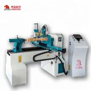 COSEN CNC multifunctional lathe for turning wood low price