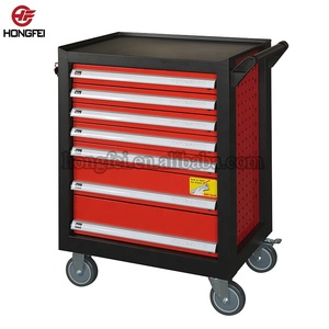 Armoires à outils roulantes de <span class=keywords><strong>garage</strong></span> modernes professionnelles de 27 pouces avec 7 tiroirs verrouillables, OEM disponible - Product Image 2