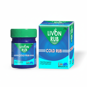 Livon Cooling Cold Rub pour le soulagement nocturne des symptômes du rhume et de l'inconfort musculaire à bon prix - Product Image 1