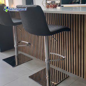 Panneaux acoustiques en bois personnalisés Seninpanel Akupanel à prix compétitif et haute densité pour applications murales à lattes à domicile - Product Image 1