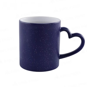 Tazas de 11 oz con Logotipo Personalizable, Fabricantes al por Mayor, Taza con Diseño de Corazón y <span class=keywords><strong>Estrella</strong></span>, Taza Mágica con Transferencia de Calor por Sublimación - Product Image 3