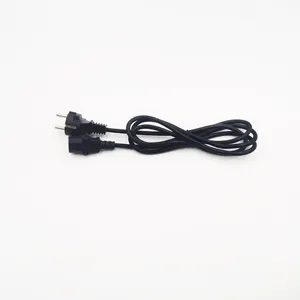 6 ft 2 Prong European Power Cord for PC Computers - Schuko CEE7 Euro Plug to IEC320 C13 Power Cable