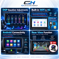 Autoradio Android pour Ford Focus 2004-2011 avec CarPlay sans fil, Android Auto, navigation GPS et aide au recul