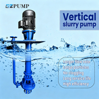 Bomba de lodos vertical SP SPR, bomba de lodos tipo cantilever para procesamiento de minerales, metalurgia y lavado de carbón.
