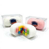 Savon best-seller viral sur internet en forme de blocs de construction ; Savon réaliste et souple anti-stress ; Emballé individuellement