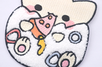 Patch en Chenille personnalisé de haute qualité, pour vêtement, chaussures, sacs et accessoires de vêtement, vente en gros, fournitures d'usine