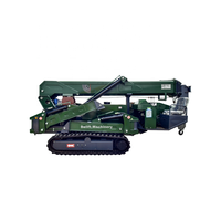 Machines de levage Mini grue à chenilles Mobile Portable 3 tonnes grue sur chenilles araignée avec plate-forme aérienne Man Basket