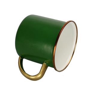 Taza de Esmalte para Sublimación, Taza de Café de Acero Inoxidable Plateada con Logotipo Personalizado, Tazas de Esmalte Personalizadas para Camping, Venta al Por Mayor - Product Image 3