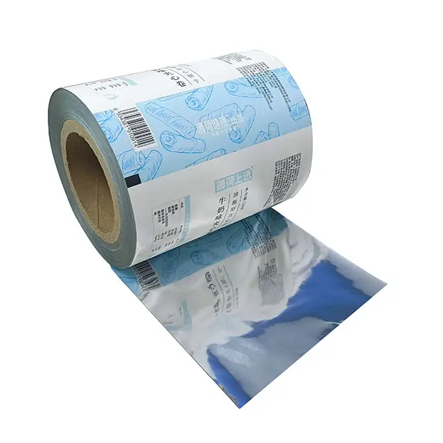 कस्टम मुद्रित खाद्य पैकेजिंग रोल फिल्म लैमिनेटेड प्लास्टिक लचीली पैकेजिंग रोल स्वचालित प्लास्टिक फिल्म साकेट रोल
