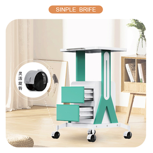 M22 Beauty Equipment Cart Mobile Skincare <b>Tool</b> <b>Trolley</b> Smart Lock Wheels Storage Stand for Salon Spa Clinic Beauty Use - Product Image 4