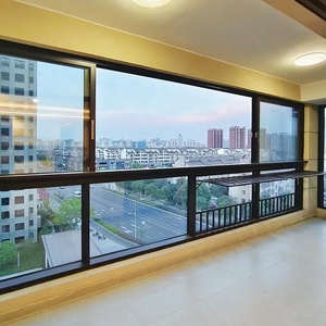 Nhà Máy Bán buôn cửa sổ có thể thu vào lh15 Ba cửa sổ Nhôm kính cửa sổ hiện đại Thiết kế cửa sổ phim Màu Thông Minh - Product Image 5