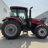 Traktor Roda Dongfanghong/YTO Pertanian Baru 2004 18 HP Efisiensi Tinggi dengan Mesin Rotary Tiller, Pompa Gigi, dan Penggarap Empat Roda