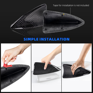 Sợi carbon thực sự mái cá mập vây ăng ten TRIM bìa cho F22 F23 F30 F33 F35 F80 F82 F87 G11 G20 G30 bên ngoài xe lều - Product Image 4