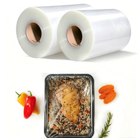 Transparante anti-condens PET/PE folie voor de afdekking van verse fruit- en saladebakjes