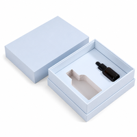 Boîte cadeau rigide personnalisée pour parfum, deux pièces (couvercle et base) avec insert découpé