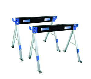 SH007HX regolabile Sawhorse pieghevole Sawhorse gemello capacità 1000kg Per paio - Product Image 1