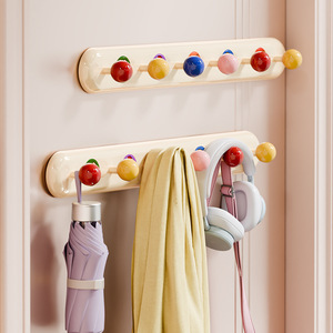 Magnetic Wall <b>Hooks</b> Rectangle Strong No Drilling Removable For Kitchen Bathroom <b>Coat</b> Rack <b>Hook</b> Type PP Material - Product Image 3