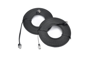 Cat6 フラットRJ45 1m 2m 3m 5m パッチコード 裸銅線 32AWG UTP LANネットワークケーブル 8P8C 4ペア RoHS ブラック イーサネットケーブル - Product Image 5