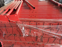 Treteaux de maçon réglables en hauteur 1,2 x 2,2 m avec pied pivotant
