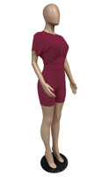 Ensemble 2 pièces de couleur unie pour femmes, shorts et haut, tenues d'été, vêtements de détente, ensembles assortis décontractés pour femmes, vêtements de course, tenue de sport pour la salle de sport