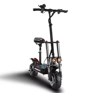 Trottinette électrique pliable à deux roues haute puissance, 60V 6000W, 11 pouces, 20ah, Stock en ue, entrepôt en Stock