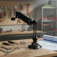 Support de fixation à ventouse pour voiture, stabilisateur de caméra à cardan Z-Axis, bras antichoc de haute qualité et durable pour Osmo Pocket 3 Action