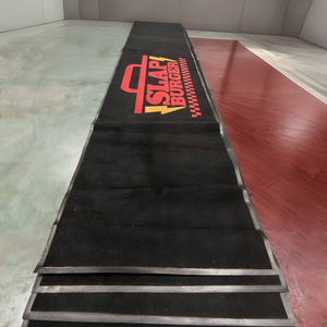 Tapis de sol de garage antidérapant en caoutchouc écologique, personnalisé avec logo tissé, réversible, en nylon tufté, anti-fatigue, pour moto - Product Image 3