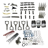 Kit de révision moteur EA839 pour Porsche VW Audi 3.0T essence, comprenant piston, bielle, vilebrequin, roulement, chaîne de distribution et joint.