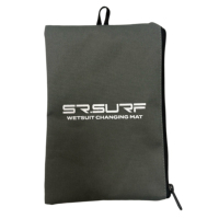 Tapis de change pour combinaison de plongée noir de 75 cm de diamètre avec sac de transport, impression personnalisée du logo