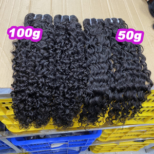 Extensions de cheveux humains vierges indiens Remy Water Wave, double trame, tissage à la machine - Product Image 4