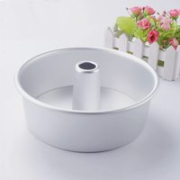 Moule à gâteau rond en mousseline de soie, 5 pièces, 6 pouces, boîtes de cuisson avec fond amovible