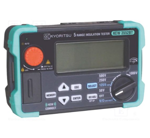 Comprobador de Continuidad y Aislamiento Digital Kyoritsu KEW 3552, 50-1000V, Rápido (0.5s), 40G, PI/DAR, Registro de Datos USB, Salida de 200mA - Product Image 4